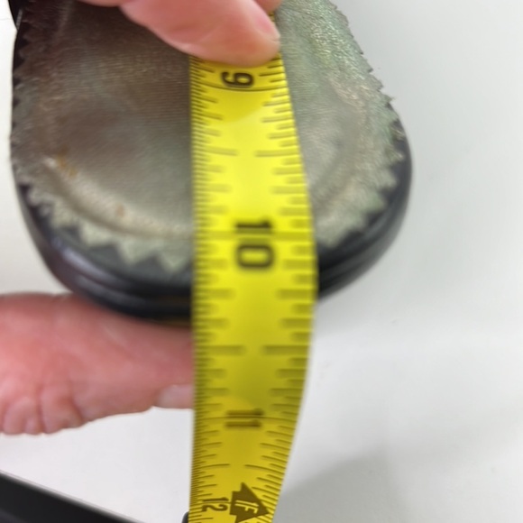 Carlo Santana  brown leather slip on mules - Picture 5 of 9